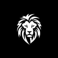 lion, noir et blanc vecteur illustration