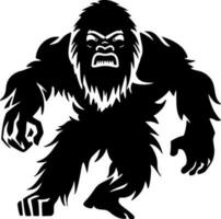 bigfoot - minimaliste et plat logo - vecteur illustration