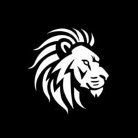 lion, noir et blanc vecteur illustration