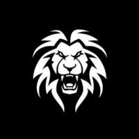 lion, noir et blanc vecteur illustration