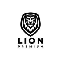 Lion Roi étoile luxe logo prime or vecteur conception