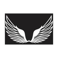 oiseau ailes illustration logo. vecteur