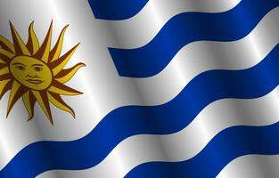 fond de drapeau uruguay vecteur