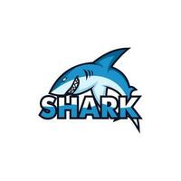 requin logo vecteur, poisson requin vecteur logo modèle