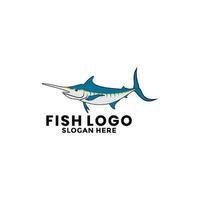 poisson logo vecteur, pêche logo, poisson magasin logo conception modèle vecteur