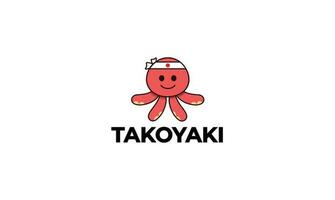 takoyaki logo conception vecteur