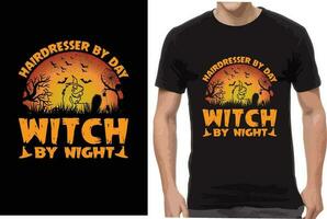 Halloween t -chemise conception vecteur