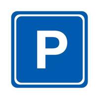 parking disponible zone icône. vecteur. vecteur