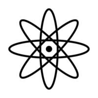 atomique icône. atomique expérience. vecteur. vecteur