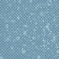 hiver Noël bleu transparent Contexte avec neige vecteur