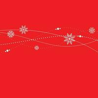 Noël Contexte avec brillant étoiles, confettis, guirlande et coloré des balles. Nouveau année et Noël vecteur carte illustration sur rouge Contexte