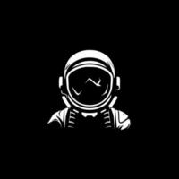 astronaute - minimaliste et plat logo - vecteur illustration