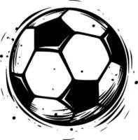 Football - minimaliste et plat logo - vecteur illustration