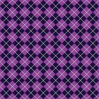 Facile foncé violet sans couture argyle modèle vecteur