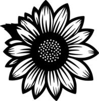 fleur - minimaliste et plat logo - vecteur illustration