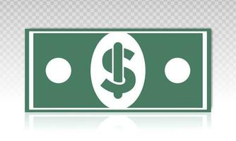 américain dollars facture plat icône pour financier applications et sites Internet vecteur