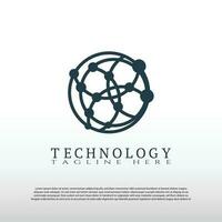 La technologie logo, futur technologie icône, illustration élément-vecteur vecteur