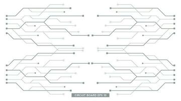 circuit planche La technologie Contexte. futur électronique technologie concept. mouvement. vecteur illustration élément