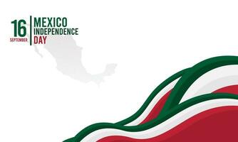 Mexique indépendance journée Contexte avec copie espace vecteur