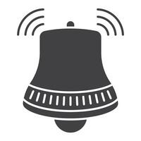 alerte sonnerie cloche notification plat icône pour applications ou sites Internet vecteur