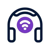casque de musique icône. vecteur icône pour votre site Internet, mobile, présentation, et logo conception.