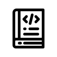 codage livre icône. vecteur icône pour votre site Internet, mobile, présentation, et logo conception.