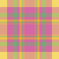 vérifier Contexte textile de plaid tartan vecteur avec une sans couture modèle texture tissu.