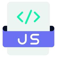 javascript développement icône vecteur