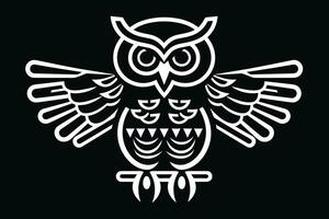 ancien grec hibou vecteur illustration