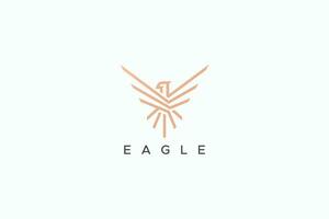 or logo faucon Aigle luxe concept signe symbole emblème badge air Obliger militaire affaires entreprise marque identité vecteur