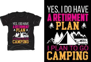 vecteur aventure camping Extérieur Montagne T-shirt conception modèle