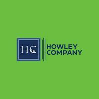 initiale lettre hc financier logo conception vecteur