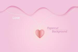 la Saint-Valentin journée l'amour journée percussion vecteur illustration cœur en forme de