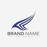 La finance d'entreprise et la conception d'illustration vectorielle de logo de marketing vecteur