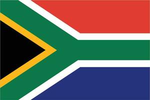 drapeau de Sud Afrique pays, bannière vecteur illustration.