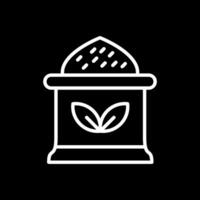 conception d'icône de vecteur de farine