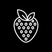 conception d'icône de vecteur de fraise