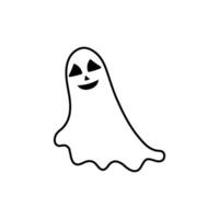 fantôme icône vecteur. fantôme illustration signe. spectre symbole. Halloween logo. esprit marquer. vecteur