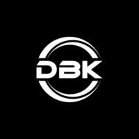 dbk logo conception, inspiration pour une unique identité. moderne élégance et Créatif conception. filigrane votre Succès avec le frappant cette logo. vecteur