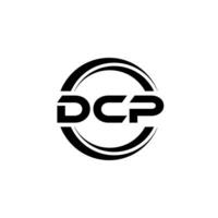 DCP logo conception, inspiration pour une unique identité. moderne élégance et Créatif conception. filigrane votre Succès avec le frappant cette logo. vecteur