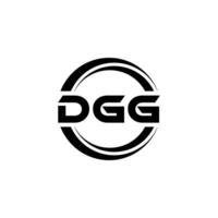 dgg logo conception, inspiration pour une unique identité. moderne élégance et Créatif conception. filigrane votre Succès avec le frappant cette logo. vecteur