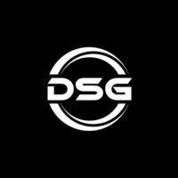 DSG logo conception, inspiration pour une unique identité. moderne élégance et Créatif conception. filigrane votre Succès avec le frappant cette logo. vecteur