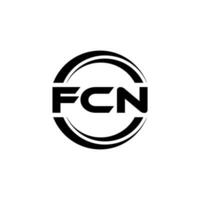FCN logo conception, inspiration pour une unique identité. moderne élégance et Créatif conception. filigrane votre Succès avec le frappant cette logo. vecteur