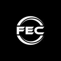 féc logo conception, inspiration pour une unique identité. moderne élégance et Créatif conception. filigrane votre Succès avec le frappant cette logo. vecteur