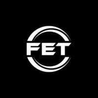 fet logo conception, inspiration pour une unique identité. moderne élégance et Créatif conception. filigrane votre Succès avec le frappant cette logo. vecteur