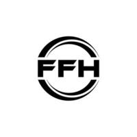 ffh logo conception, inspiration pour une unique identité. moderne élégance et Créatif conception. filigrane votre Succès avec le frappant cette logo. vecteur