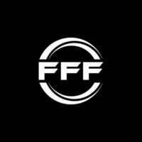 fff logo conception, inspiration pour une unique identité. moderne élégance et Créatif conception. filigrane votre Succès avec le frappant cette logo. vecteur