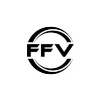 ffv logo conception, inspiration pour une unique identité. moderne élégance et Créatif conception. filigrane votre Succès avec le frappant cette logo. vecteur