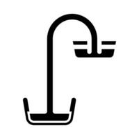 fluide mécanique mécanique ingénieur glyphe icône vecteur illustration