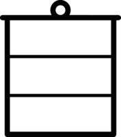 seau icône symbole vecteur image. illustration de le seau nettoyage équipement la lessive contour conception image. eps dix